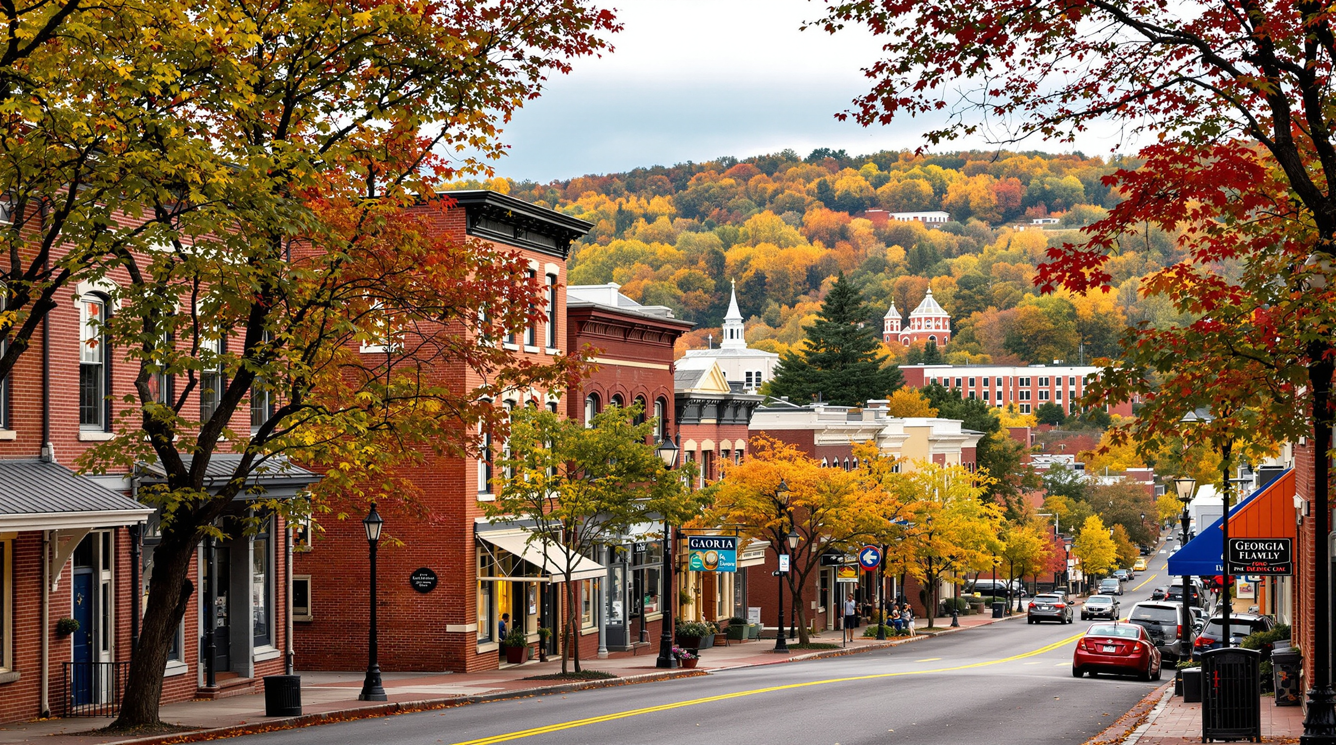 Historic downtown Athens Georgia