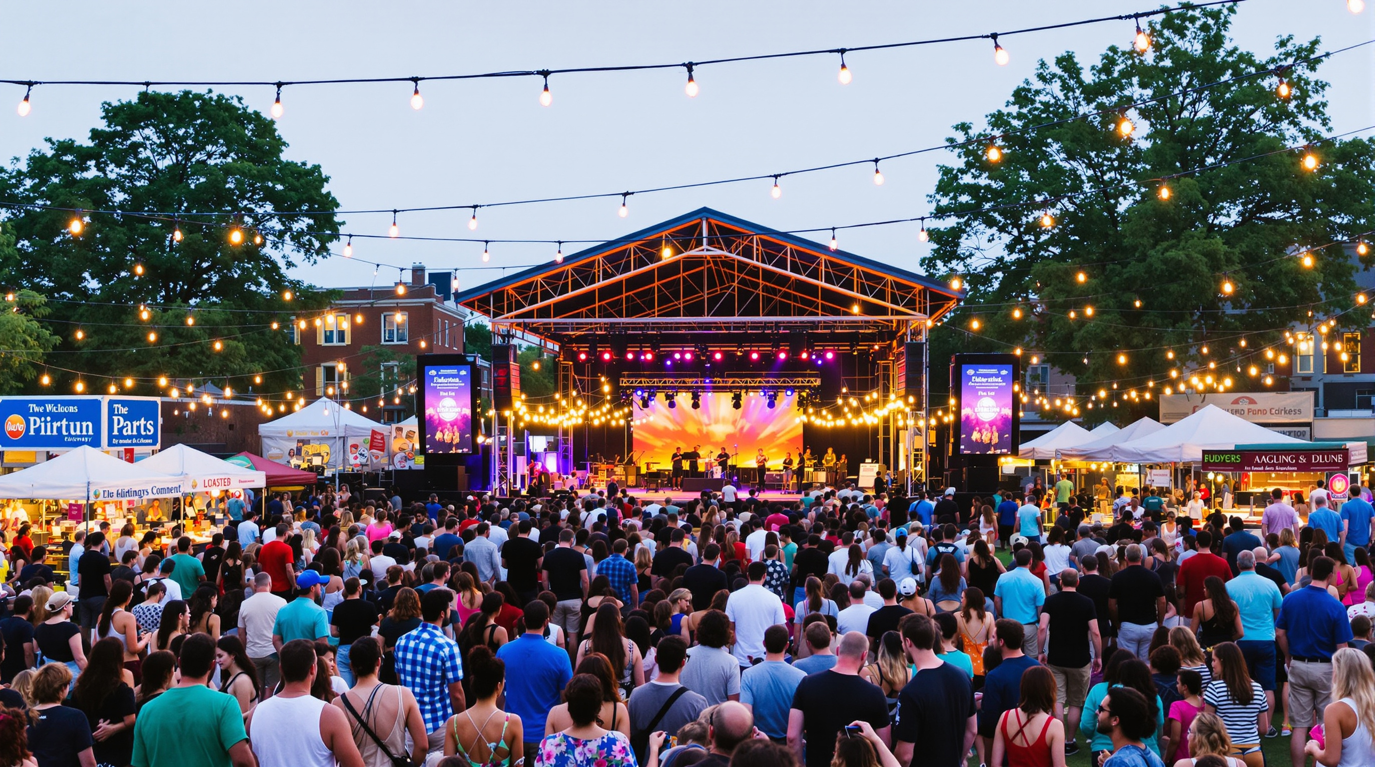 Community celebration in Athens Georgia